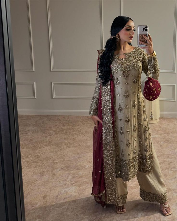 Pure Silk Hand Made Embroidery Dress