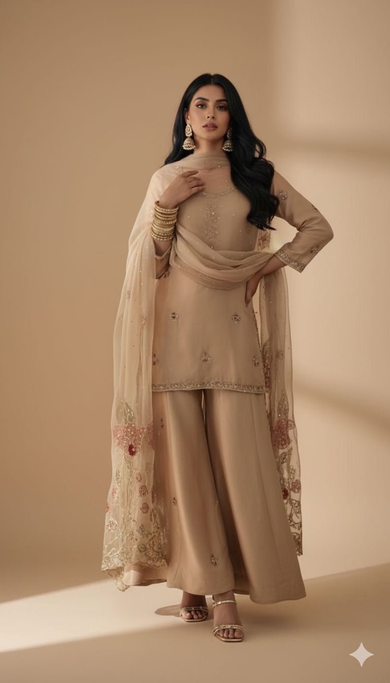 Simple party wear design
