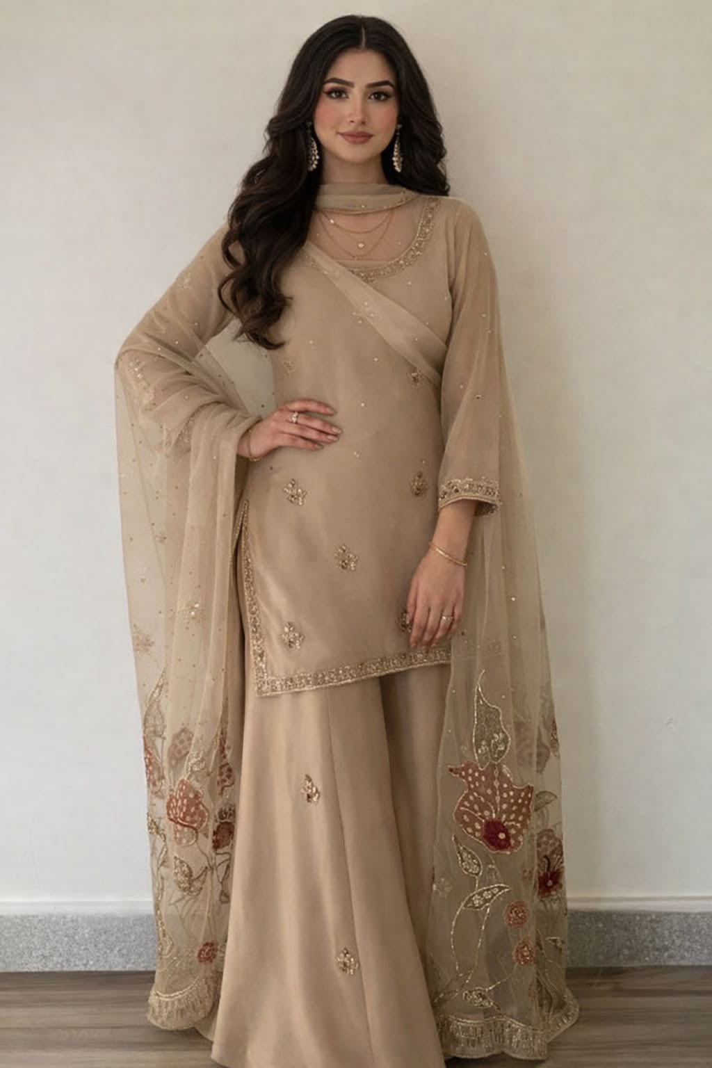 Simple party wear design