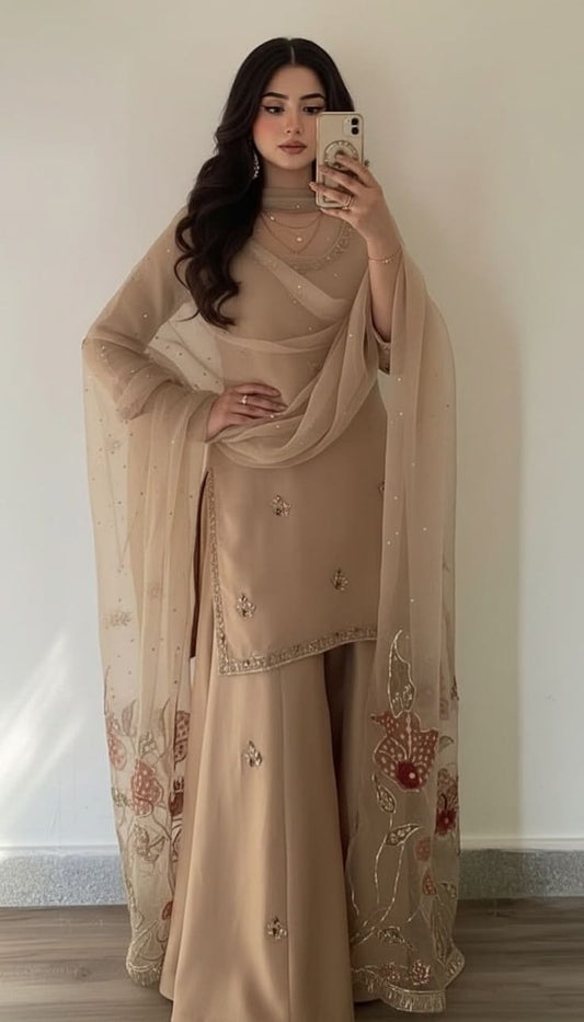 Simple party wear design